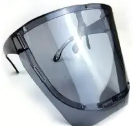 Black Full-Face Shield