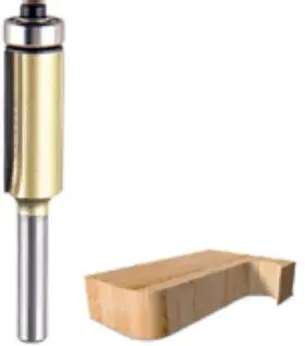 Wood Working Trim Bit With Bearing